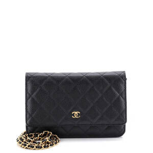 Chanel Wallet on Chain Quilted Caviar